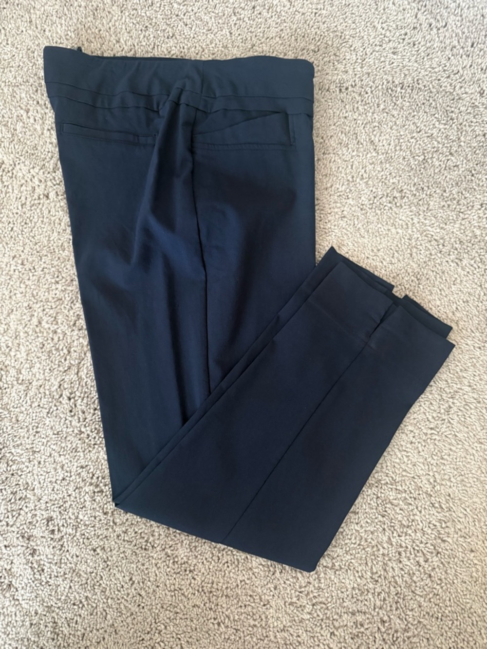 Zac & Rachel Navy Cropped Women's Dress Pants